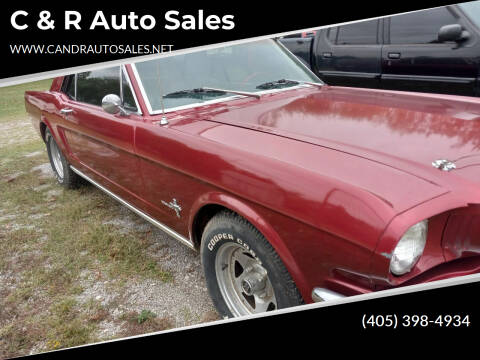 1966 Ford Mustang for sale at C & R Auto Sales in Bowlegs OK