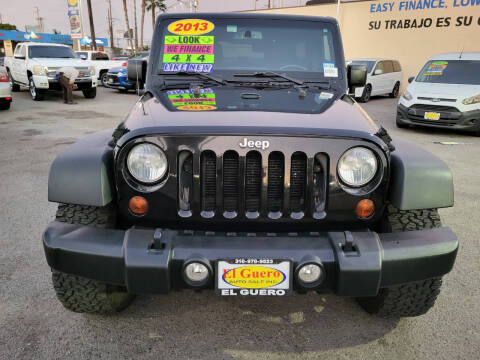 2013 Jeep Wrangler Unlimited for sale at El Guero Auto Sale in Hawthorne CA