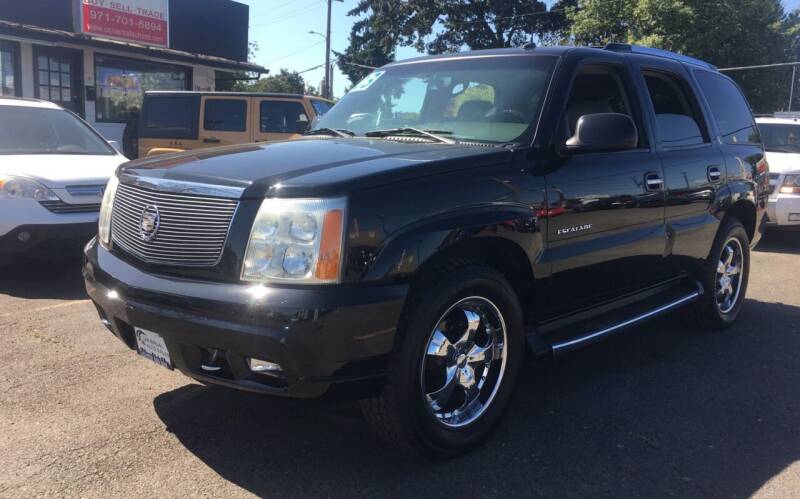 2003 Cadillac Escalade for sale at My Established Credit in Salem OR