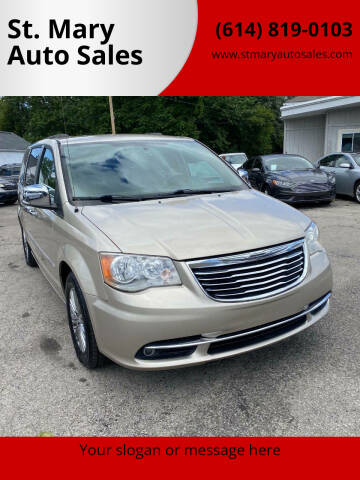 2014 Chrysler Town and Country for sale at St. Mary Auto Sales in Hilliard OH