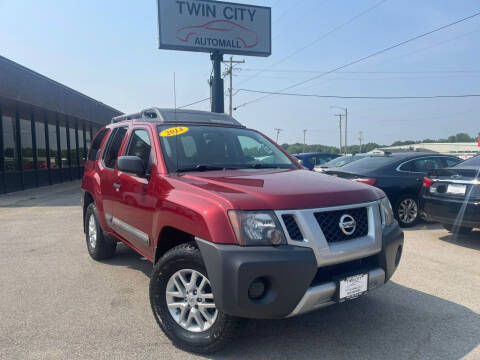 2014 Nissan Xterra for sale at TWIN CITY AUTO MALL in Bloomington IL