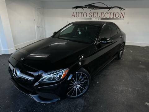 2018 Mercedes-Benz C-Class for sale at Auto Selection Inc. in Houston TX
