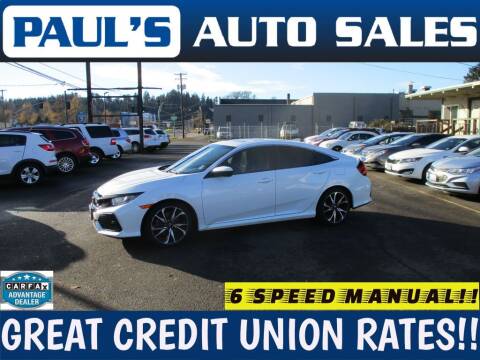 2017 Honda Civic for sale at Paul's Auto Sales in Eugene OR