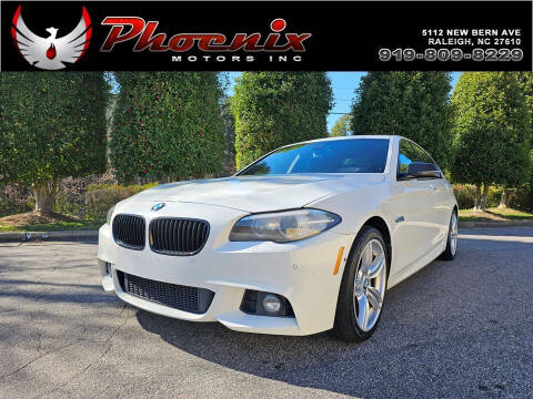 2015 BMW 5 Series for sale at Phoenix Motors Inc in Raleigh NC