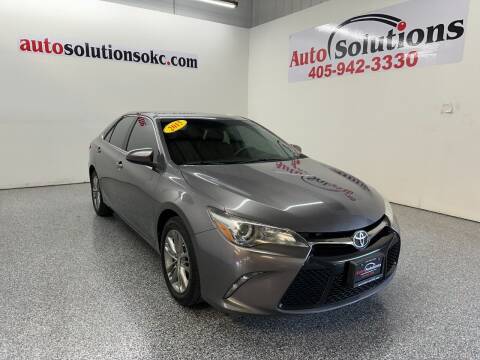 2015 Toyota Camry for sale at Auto Solutions in Warr Acres OK