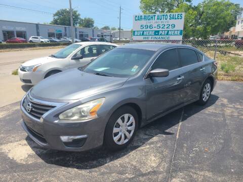 2015 Nissan Altima for sale at CAR-RIGHT AUTO SALES INC in Naples FL