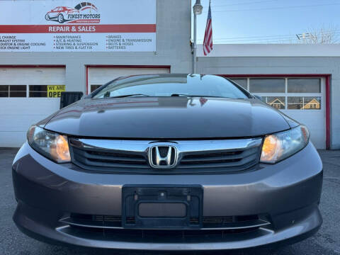 2012 Honda Civic for sale at FINEST MOTORS LLC in Buffalo NY