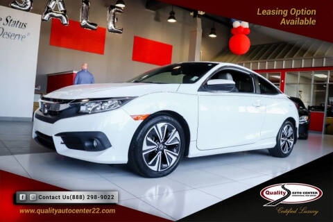 2016 Honda Civic for sale at Quality Auto Center in Springfield NJ