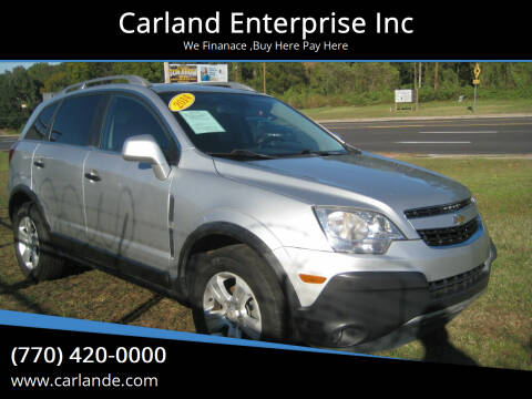 2014 Chevrolet Captiva Sport for sale at Carland Enterprise Inc in Marietta GA