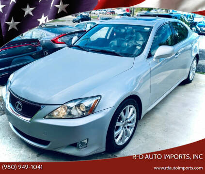 2007 Lexus IS 250 for sale at R-D AUTO IMPORTS, Inc in Charlotte NC