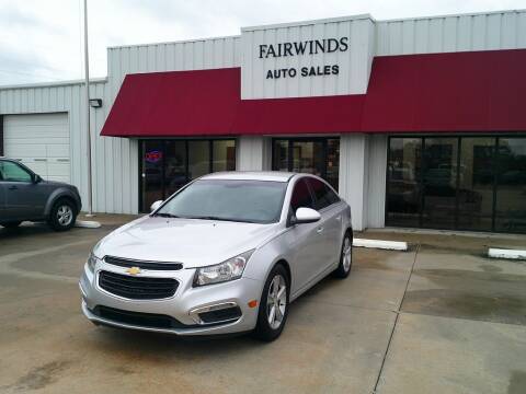 2015 Chevrolet Cruze for sale at Fairwinds Auto Sales in Dewitt AR