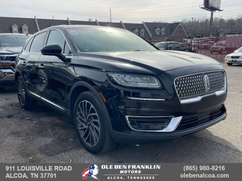 2019 Lincoln Nautilus for sale at Ole Ben Franklin Motors of Alcoa in Alcoa TN