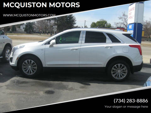 2018 Cadillac XT5 for sale at MCQUISTON MOTORS in Wyandotte MI