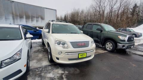 2012 GMC Acadia for sale at Jeff's Sales & Service in Presque Isle ME