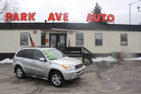 2003 Toyota RAV4 for sale at Park Ave Auto Inc. in Worcester MA