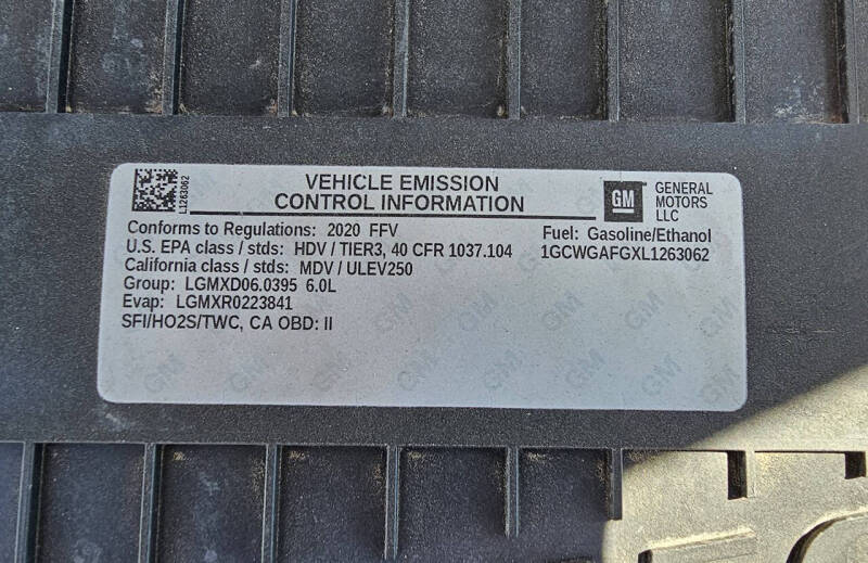 2020 Chevrolet Express 2500