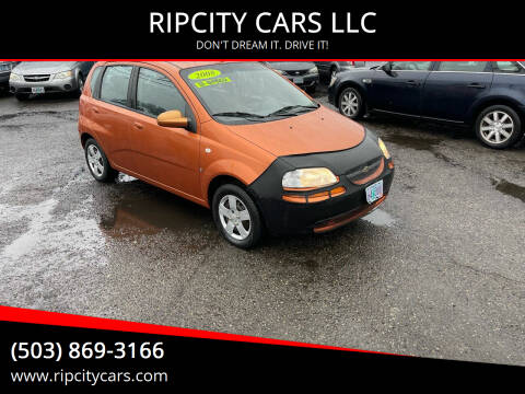2008 Chevrolet Aveo for sale at RIPCITY CARS LLC in Portland OR