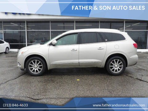 2016 Buick Enclave for sale at Father & Son Auto Sales in Dearborn MI