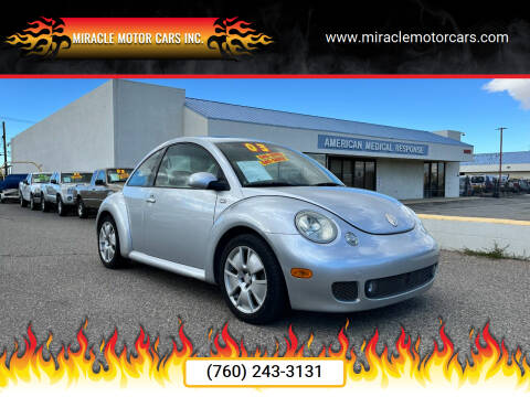 2003 Volkswagen New Beetle for sale at Miracle Motor Cars Inc. in Victorville CA