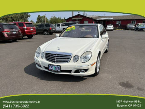 2008 Mercedes-Benz E-Class for sale at Best Value Automotive in Eugene OR