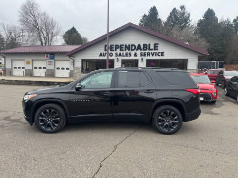 2020 Chevrolet Traverse for sale at Dependable Auto Sales and Service in Binghamton NY