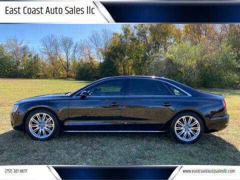 2014 Audi A8 L for sale at East Coast Auto Sales llc in Virginia Beach VA