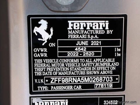2021 Ferrari Roma
