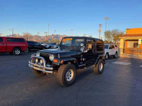 2000 Jeep Wrangler for sale at CAR WORLD in Tucson AZ