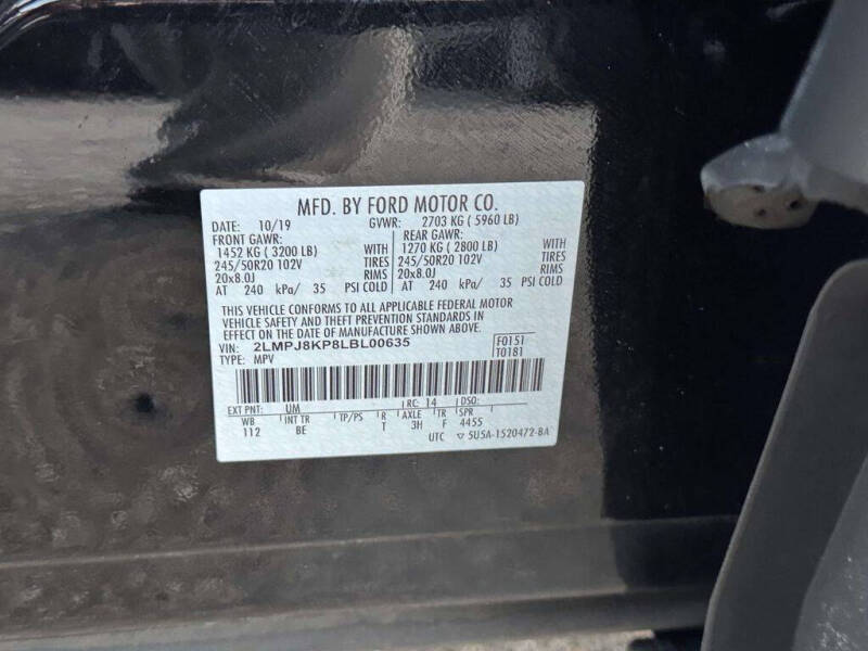 2020 Lincoln Nautilus Reserve