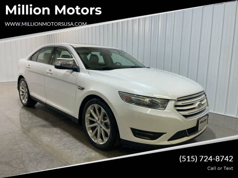 2013 Ford Taurus for sale at Million Motors in Adel IA