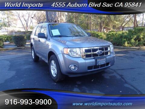 2008 Ford Escape Hybrid for sale at World Imports in Sacramento CA