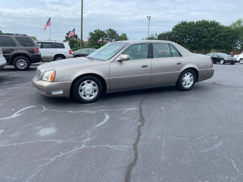 2002 Cadillac DeVille for sale at Doug White's Auto Wholesale Mart in Newton NC