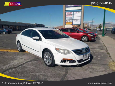 2012 Volkswagen CC for sale at Escar Auto in El Paso TX