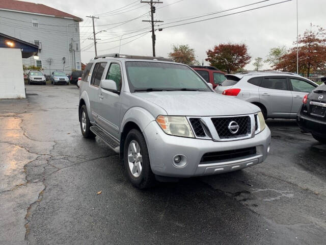 2008 Nissan Pathfinder for sale at B2B Auto Inc in New Bedford, MA