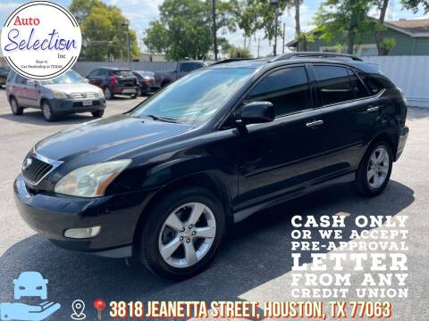 2008 Lexus RX 350 for sale at Auto Selection Inc. in Houston TX