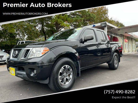 2017 Nissan Frontier for sale at Premier Auto Brokers in Virginia Beach VA