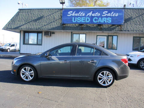 2013 Chevrolet Cruze for sale at SHULTS AUTO SALES INC. in Crystal Lake IL