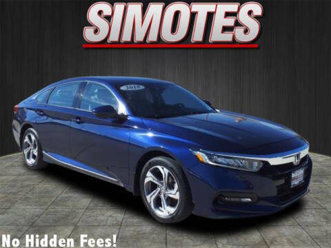 2018 Honda Accord for sale at SIMOTES MOTORS in Minooka IL