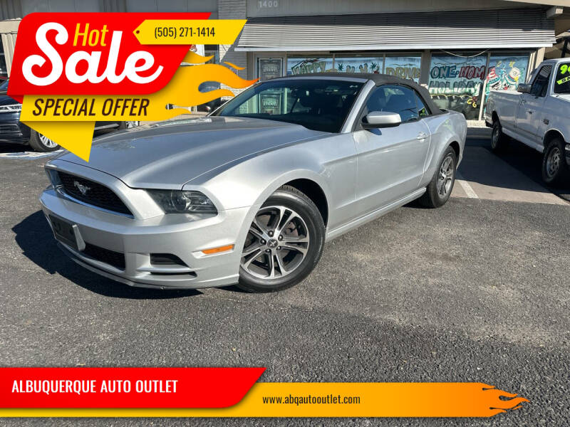 2014 Ford Mustang for sale at ALBUQUERQUE AUTO OUTLET in Albuquerque NM