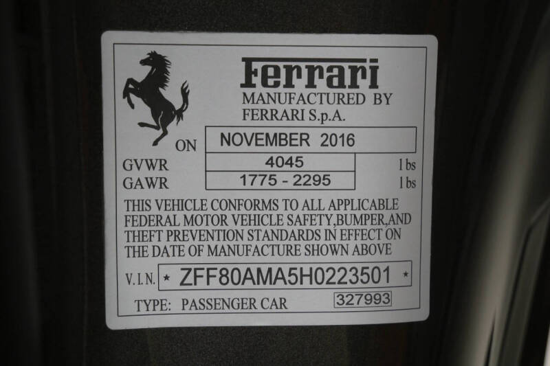 2017 Ferrari 488 Spider