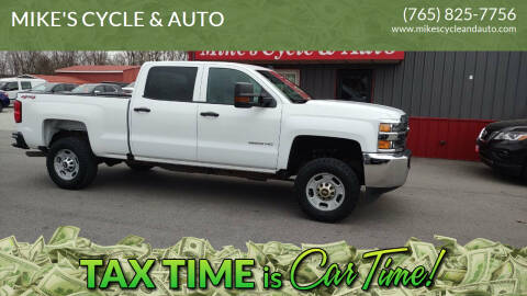 2018 Chevrolet Silverado 2500HD for sale at MIKE'S CYCLE & AUTO in Connersville IN