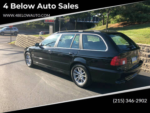 2003 BMW 5 Series for sale at 4 Below Auto Sales in Willow Grove PA