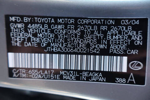 2004 Lexus ES 330