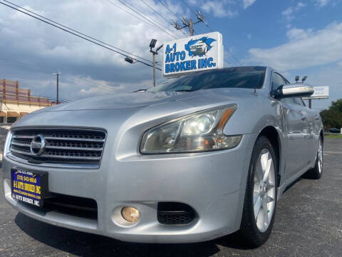 2010 Nissan Maxima for sale at A-1 Auto Broker Inc. in San Antonio TX