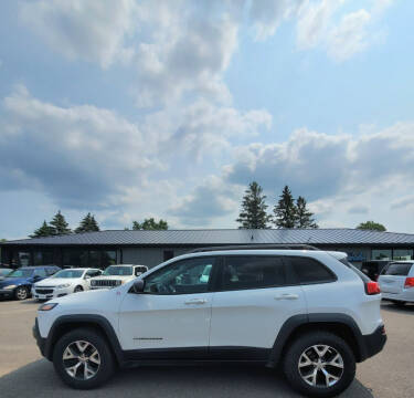 2015 Jeep Cherokee for sale at ROSSTEN AUTO SALES in Grand Forks ND