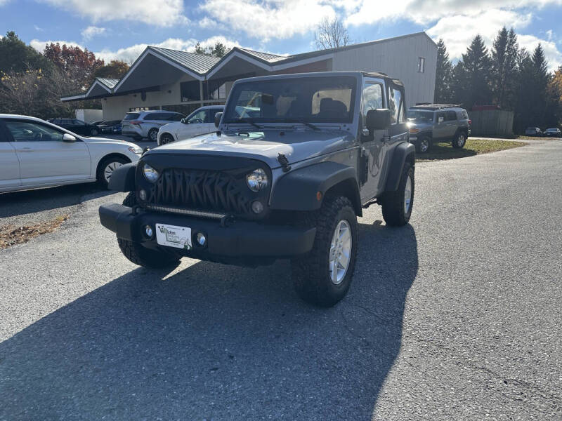 2016 Jeep Wrangler for sale at Williston Economy Motors in South Burlington VT