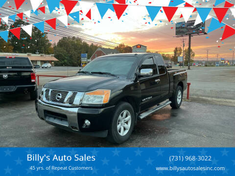 2014 Nissan Titan for sale at Billy's Auto Sales in Lexington TN