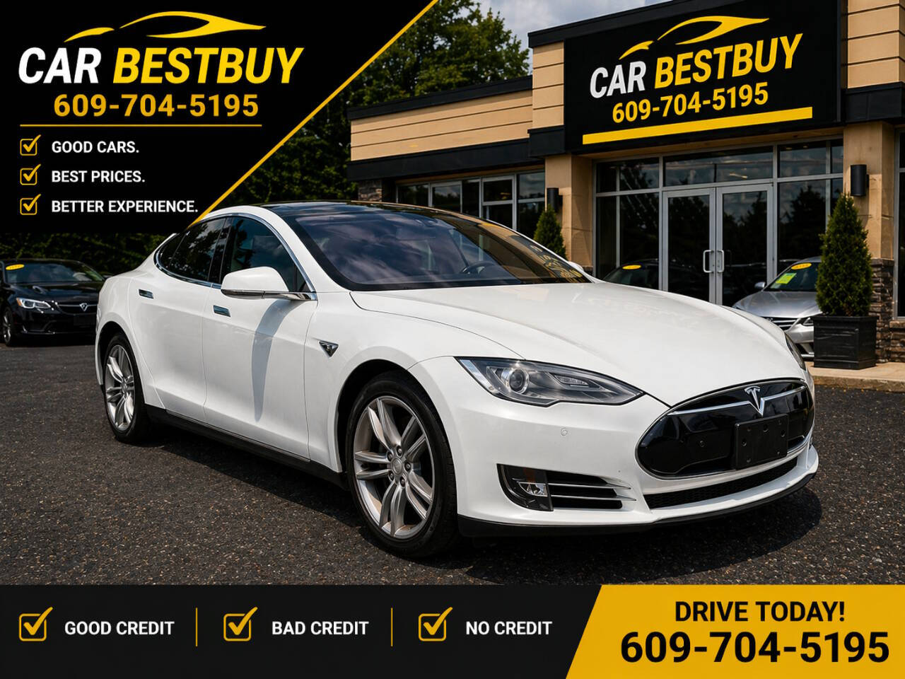 White 2013 Tesla Model S Performance Performance 4dr Liftback 1