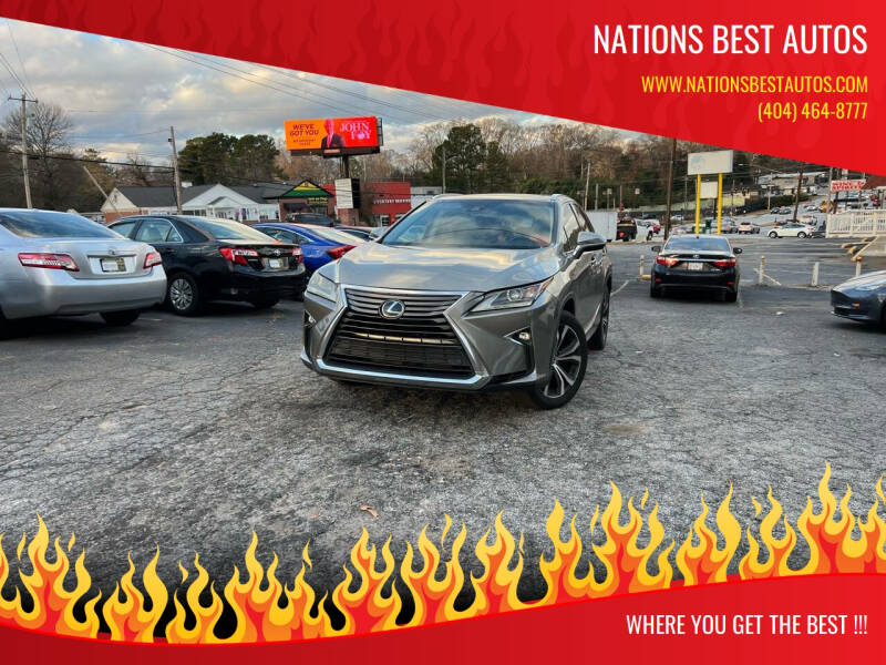 2018 Lexus RX 350 for sale at Nations Best Autos in Decatur GA