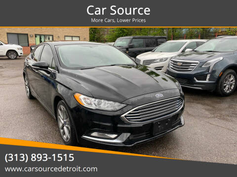 2017 Ford Fusion for sale at Car Source in Detroit MI